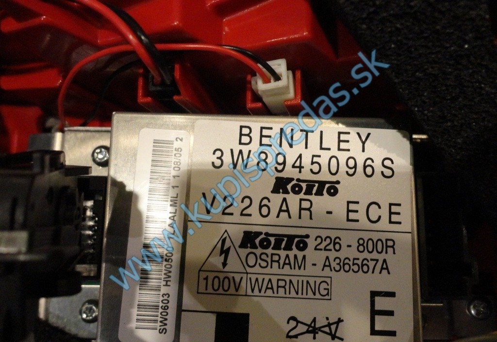 Zadné svetlo pravé BENTLEY CONTINENTAL GT 